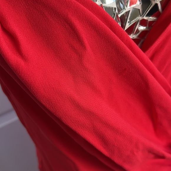 NICHOLAS Vibrant Red Asymmetrical Dress - Picture 5 of 8